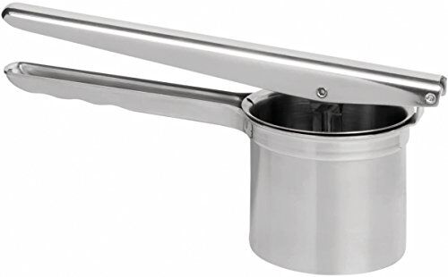 Fackelmann Pressa per patate/spatzle in acciaio inox, argento, 25 x 10 x 8,2 cm