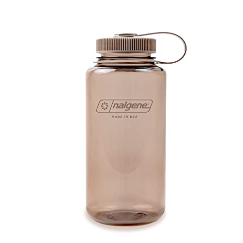 Nalgene Sustain Tritan Borraccia senza BPA, realizzata con materiale derivato dal 50% di rifiuti di plastica, 32 once, bocca larga, moka