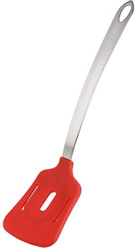 Westmark Spatola con lama in silicone, lunghezza: 35,2 cm, acciaio inox/silicone, silicone, argento/rosso, 15402270