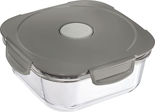 Maped PICNIK Concept Adult Lunchbox in vetro, adatto al microonde, 1,2 litri, colore: Grigio