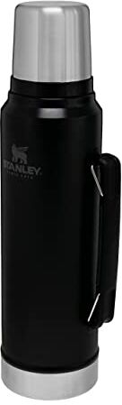 Stanley Classic Legendary Thermos 1L Mantiene la Temperatura 24 Ore (Caldo/Freddo) Borraccia Termica Senza BPA Bottiglia Termica 1L- Borraccia Acciaio Inox Termos Nightfall