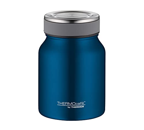 Thermos ThermoCafé 4077.259.050 Contenitore termico per zuppe o cereali, grande, 500 ml, in acciaio INOX, impermeabile, lavabile in lavastoviglie, per 9 ore di calore, 14 ore di freddo