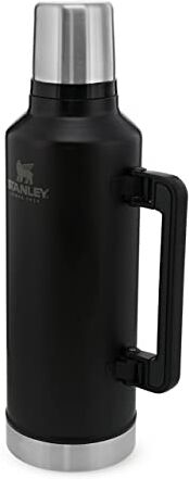 Stanley Classic Legendary Thermos 2.3L Mantiene la Temperatura 45 Ore (Caldo/Freddo) Borraccia Termica Senza BPA Bottiglia Termica Borraccia Acciaio Inox Termos Matte Black Pebble