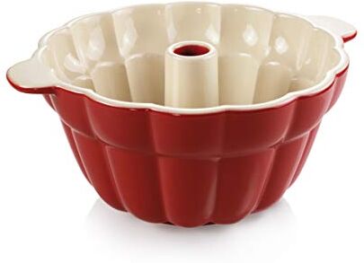 Tescoma 622204  Stampo Ciambella in Ceramica, Rosso/Beige, 28.5 cm