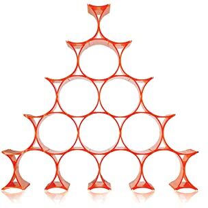 Kartell Infinity Portabottiglie, Arancio