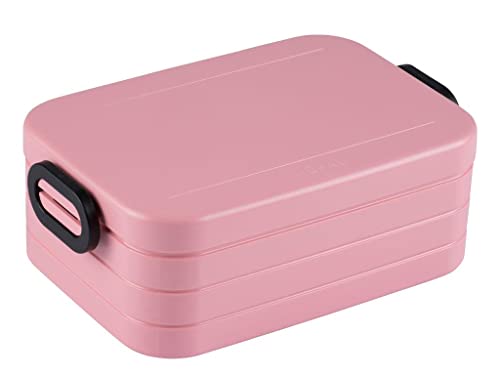 Mepal – Porta Pranzo Bento Take A Break Midi – Sacco per il Pranzo con Bento Box – Porta Pranzo per Panini, Spuntini e Avanzi – Snack e Pranzo 900 ml Nordic Pink