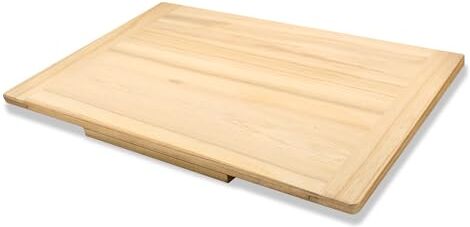 DEMOLLI Asse Spianatoia Pasta e Pizza e Dolci, Legno Abete, Naturale, 80x48x1,7 cm