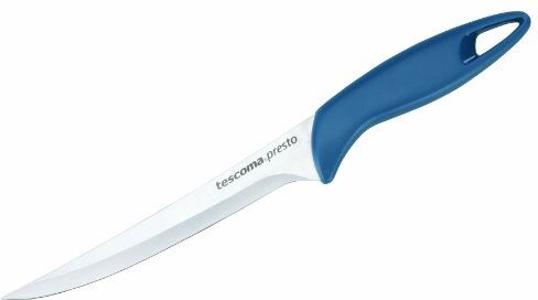 Tescoma 863025 Presto Coltello Disossatore, Acciaio Inossidabile, Blu, 18 cm, 1 Pezzo