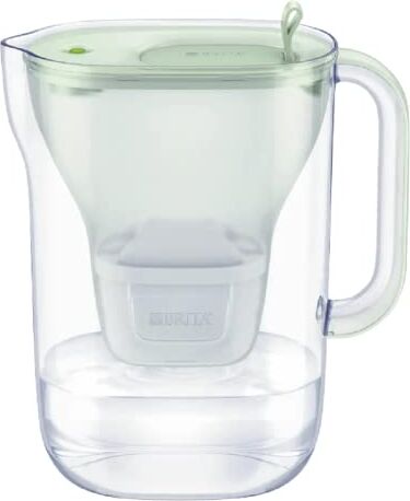 Brita 1049756 Filtraggio acqua Caraffa filtrante 2,4 L Verde, Trasparente