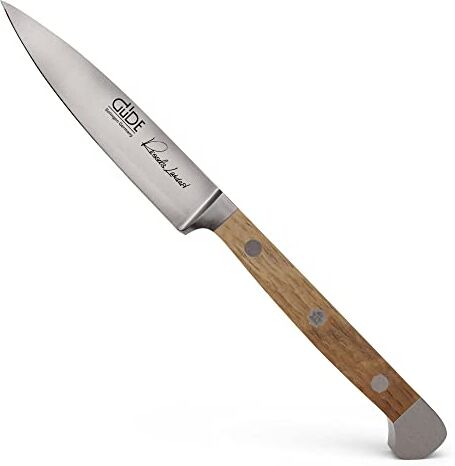 Güde Solingen Coltello per lardellare forgiato, 8 cm, legno di quercia barile, ALPHA-FASSEICHE doppio collarino, fatto a mano in Germania