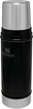 Stanley Classic Legendary Thermos 0.47L Mantiene la Temperatura 15 Ore (Caldo/Freddo) Borraccia Termica 500ml Senza BPA Bottiglia Termica Borraccia Acciaio Inox Termos Matt Black