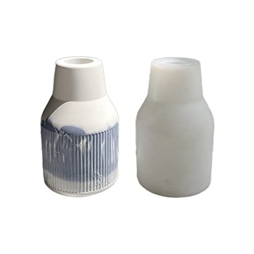 Sorrowso Stampo per vaso 3D in silicone per cemento manuale