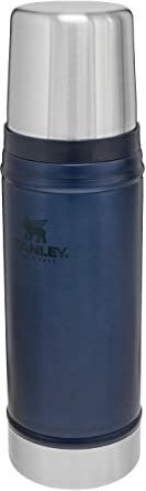 Stanley Classic Legendary Thermos 0.47L Mantiene la Temperatura 15 Ore (Caldo/Freddo) Borraccia Termica 500ml Senza BPA Bottiglia Termica Borraccia Acciaio Inox Termos Nightfall