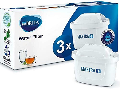 Brita Filtri MAXTRA+ per Caraffa Filtrante per acqua incl. 2 Filtri MAXTRA+ per la riduzione di cloro, calcare e impurità