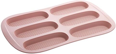 Tescoma 629510 Stampo Mini Baguette, Silicone, 36.9 x 21.6 x 1.8 cm, Acciaio, Nocciola