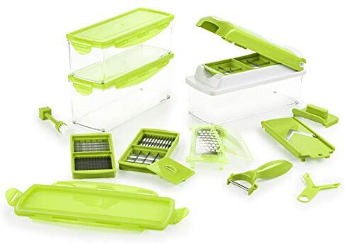 Genius Nicer Dicer Plus   18 Pezzi   Kiwi   Tutto di Schneider   di Frutta e Verdura