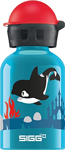 Sigg Orca Family Borraccia Bambini (0.3 L), Borraccia Alluminio con Chiusura Ermetica e Priva di Sostanze Nocive, Borraccia Bimbi Super Leggera in Alluminio