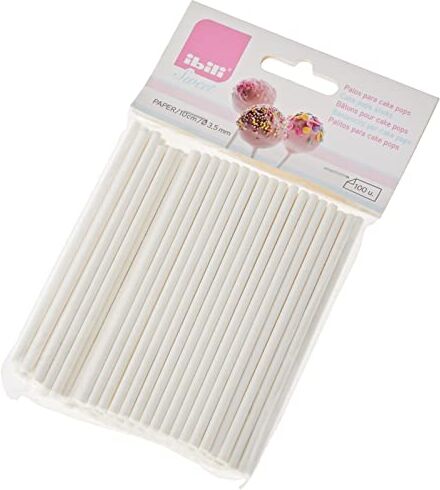 IBILI Bastoncini per cake pop, 10 cm, 100 pezzi