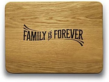 Engraved House Tagliere in Legno di Rovere "Family