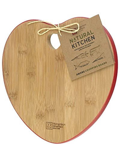 RICHARDSON SHEFFIELD Kitchen Amore-Tagliere igienico in bambù, Legno Naturale, 24 x 1.2 x 23 cm