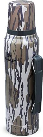 Stanley Classic Legendary Thermos 1L Mantiene la Temperatura 24 Ore (Caldo/Freddo) Borraccia Termica Senza BPA Bottiglia Termica 1L- Borraccia Acciaio Inox Termos Bottomland Mossy Oak