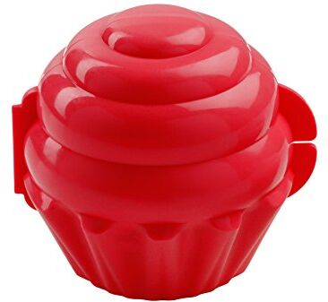 PREMIER Housewares Cupcake Keeper, Rosso