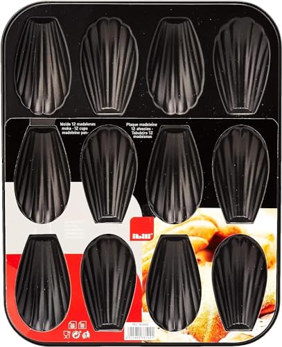 IBILI -Stampo Per 12 Mini Muffin Moka Nero 25,9 x 20,9 x 1,4 cm