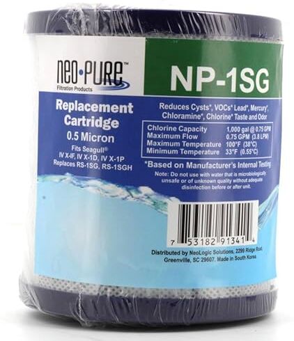 SWAN Cartuccia Filtrante per Depuratore Modello NP-1SG Compatibile Seagull mod