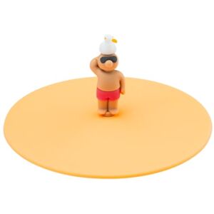 Lurch Il mio coperchio Beach Friends Sam Seagull Coperchio in silicone unico per bicchieri, senza BPA, lavabile in lavastoviglie, riutilizzabile, in silicone Lurch Il mio coperchio Beach Friends Sam Seagull Coperchio in silicone unico per bicchieri, senza BPA, lavabile in lavastoviglie, riutilizzabile, in silicone