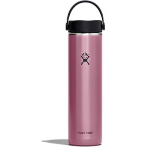Hydro Flask Borraccia leggera da 710 ml, serie Trail, in acciaio inox, isolata sottovuoto, riutilizzabile, con tappo flessibile a tenuta stagna, imboccatura larga, tormalina Hydro Flask Borraccia leggera da 710 ml, serie Trail, in acciaio inox, isolata sottovuoto, riutilizzabile, con tappo flessibile a tenuta stagna, imboccatura larga, tormalina
