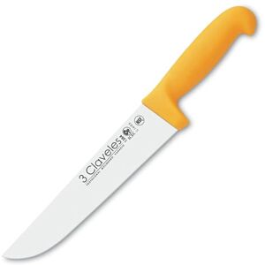 3 Claveles CUCHILLO CARNICERO POLIPROPILENO Amarillo 20 cm 8" FH 3C 3 Claveles CUCHILLO CARNICERO POLIPROPILENO Amarillo 20 cm 8" FH 3C
