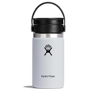 Hydro Flask Coffee Flask Termos da viaggio per caffè 354 ml (12 oz) Acciaio inossidabile con isolamento sottovuoto e coperchio a prova di perdite Wide Mouth White Hydro Flask Coffee Flask Termos da viaggio per caffè 354 ml (12 oz) Acciaio inossidabile con isolamento sottovuoto e coperchio a prova di perdite Wide Mouth White