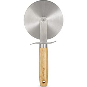 Culinare Naturals Taglia Pizza, Sostenibili Bambù, Acciaio Inossidabile, 22cm x ø 10cm, Per Tagliare Pizza, Focacce e Dolci Culinare Naturals Taglia Pizza, Sostenibili Bambù, Acciaio Inossidabile, 22cm x ø 10cm, Per Tagliare Pizza, Focacce e Dolci