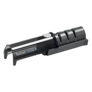 Tefal Ice Force Affilacoltelli retrattile, 12,5 x 5,9 cm, colore: nero Tefal Ice Force Affilacoltelli retrattile, 12,5 x 5,9 cm, colore: nero