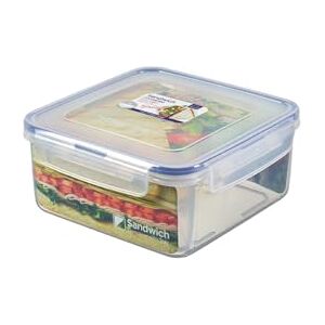 LocknLock TO GO Contenitore per sandwich con divisore, 1,2 l, 100% aria e impermeabile, lavabile in lavastoviglie e microonde, senza BPA, con scomparti separatori LocknLock TO GO Contenitore per sandwich con divisore, 1,2 l, 100% aria e impermeabile, lavabile in lavastoviglie e microonde, senza BPA, con scomparti separatori