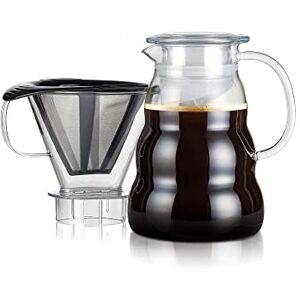 Bodum Cafetiere Melior Filtre permanent maille inox 8 tasses 1.0 l Transparent Bodum Cafetiere Melior Filtre permanent maille inox 8 tasses 1.0 l Transparent