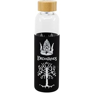 Stor BOTTIGLIA IN VETRO CON CUSTODIA IN SILICONE 585 ML LORD OF THE RINGS BLACK FOREST YOUNG ADULT Stor BOTTIGLIA IN VETRO CON CUSTODIA IN SILICONE 585 ML LORD OF THE RINGS BLACK FOREST YOUNG ADULT