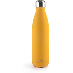 Ibili Bottiglia inox gialla 750ml - Termo a doppia parete Ibili Bottiglia inox gialla 750ml - Termo a doppia parete