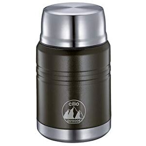 Cilio 545524 Contenitore per alimenti in acciaio INOX, 9 x 9 x 16 cm, colore: Nero Cilio 545524 Contenitore per alimenti in acciaio INOX, 9 x 9 x 16 cm, colore: Nero