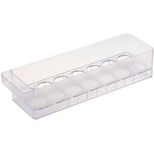 YAMAZAKI 5764 TOWER Fridge Egg Tray, white, PS Resin, 11 x 37.5 x 8.2 cm YAMAZAKI 5764 TOWER Fridge Egg Tray, white, PS Resin, 11 x 37.5 x 8.2 cm