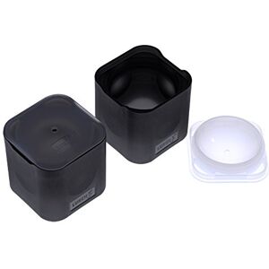 Lurch Macchina per gelato in silicone platino 100% senza BPA, con coperchio, per 2 grandi palline di ghiaccio (diametro 6 cm), colore: Nero Lurch Macchina per gelato in silicone platino 100% senza BPA, con coperchio, per 2 grandi palline di ghiaccio (diametro 6 cm), colore: Nero