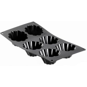 DE BUYER DeBuyer Moul Flex-, Moul'Flex, Stampo da 6 Semi-Sfere, Colore: Nero DE BUYER DeBuyer Moul Flex-, Moul'Flex, Stampo da 6 Semi-Sfere, Colore: Nero