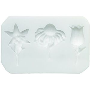 silikomart Stampo in Silicone, Forma Flowers, Misure 37 x 33 mm, Made in Italy silikomart Stampo in Silicone, Forma Flowers, Misure 37 x 33 mm, Made in Italy