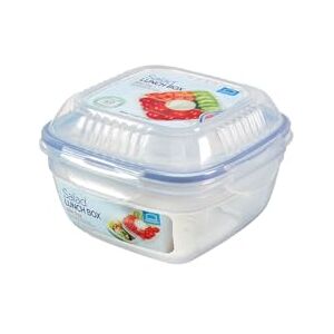 LocknLock Lock And Lock, Contenitore Quadrato da 1,2 L, Colore: Trasparente/Blu, plastica, Clear, 14.8 x 10.8 x 14.8 cm LocknLock Lock And Lock, Contenitore Quadrato da 1,2 L, Colore: Trasparente/Blu, plastica, Clear, 14.8 x 10.8 x 14.8 cm