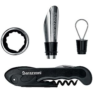 Barazzoni Set Vino Basic 2 Pezzi, Cavatappi professionale e Set Salvagoccia Barazzoni Set Vino Basic 2 Pezzi, Cavatappi professionale e Set Salvagoccia