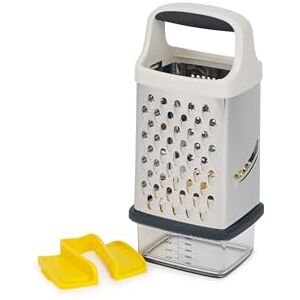 Joseph Joseph Multi-Grip Grattugia Mandolina per Alimenti a 4 lati Acciaio Inox, con Scatola Contenitore, Impugnatura di Precisione Salvadita, Base Antiscivolo, Lavabile in Lavastoviglie Joseph Joseph Multi-Grip Grattugia Mandolina per Alimenti a 4 lati Acciaio Inox, con Scatola Contenitore, Impugnatura di Precisione Salvadita, Base Antiscivolo, Lavabile in Lavastoviglie