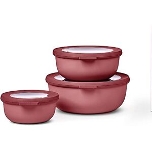 Mepal – Set di 3 ciotole Cirqula – Contenitore per alimenti con coperchio - Adatto come scatola ermetica per frigorifero e freezer, contenitore microonde e piatto da portata - 350, 750, 1250ml Mepal – Set di 3 ciotole Cirqula – Contenitore per alimenti con coperchio - Adatto come scatola ermetica per frigorifero e freezer, contenitore microonde e piatto da portata - 350, 750, 1250ml