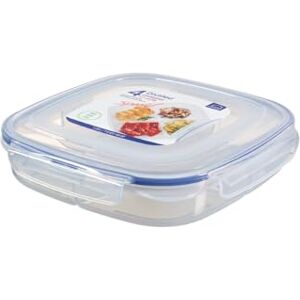 LocknLock TO GO Contenitore per snack con scomparti, 1,35 l, 4 scomparti separati, per frutta e verdura, 100% aria e impermeabile, lavabile in lavastoviglie e microonde, senza BPA LocknLock TO GO Contenitore per snack con scomparti, 1,35 l, 4 scomparti separati, per frutta e verdura, 100% aria e impermeabile, lavabile in lavastoviglie e microonde, senza BPA