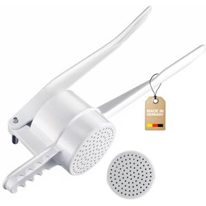 Westmark Schiacciapatate/Pressa per spaetzle, Fori rotondi, Alluminio pressofuso, Lunghezza: 41 cm, Pressa per spaetzle, Bianco, 6110223W Westmark Schiacciapatate/Pressa per spaetzle, Fori rotondi, Alluminio pressofuso, Lunghezza: 41 cm, Pressa per spaetzle, Bianco, 6110223W