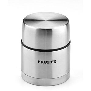 Contenitore alimenti in acciaio inox Pioneer - Isolamento a doppia parete - Caldo 8h, Freddo 24h Contenitore alimenti in acciaio inox Pioneer - Isolamento a doppia parete - Caldo 8h, Freddo 24h